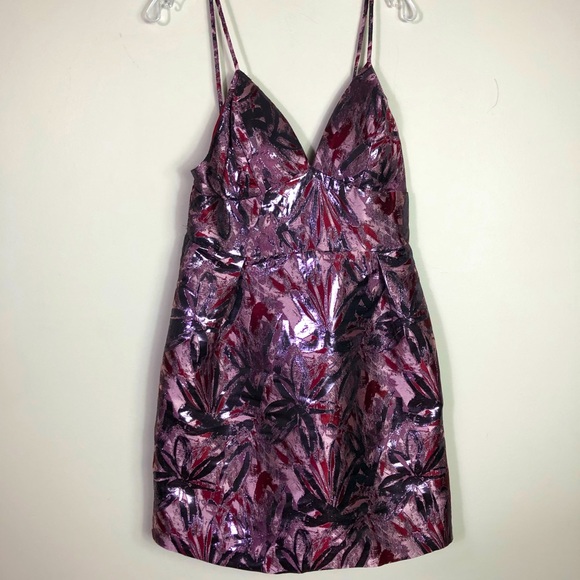 LAUNDRY Plum Wine color sleeveless dress SIZE 12 - Picture 7 of 15